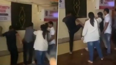 Nashik: मराठी महिला को फ्लैट खाली करने के लिए परेशान किया और बदसलूकी की, MNS कार्यकर्ताओं ने शख्स को जमकर पीटा, नाशिक का वीडियो आया सामने; VIDEO