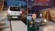 Meerut: गजब है! सेना के जवान ने नशे की हालत में ट्रेन के साथ प्लेटफॉर्म पर दौड़ाई कार, ग्वालियर के बाद अब मेरठ रेलवे स्टेशन का वीडियो आया सामने; VIDEO