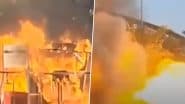 Delhi Cylinder Blast: दिल्ली में हादसा! द्वारका मेट्रो स्टेशन के बाहर खाने के ठेले पर सिलेंडर हुआ ब्लास्ट, घटना का वीडियो आया सामने; VIDEO