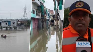 Prayagraj Flood: प्रयागराज में बाढ़ से हाहाकार! गंगा-यमुना ने पार किया खतरे का निशान, दर्जनों गांव पानी में डूबे (Watch Video)