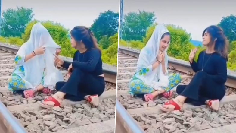 Viral Video: रील का खुमार! 2 युवतियों ने ट्रेन की पटरियों पर बैठकर बनाया वीडियो, हमीरपुर का वीडियो सोशल मीडिया पर हुआ वायरल