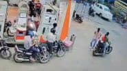 Indore: बिना हेलमेट के पेट्रोल नहीं देने पर भड़के युवक, माचिस निकालकर पंप को जलाने की कोशिश की, इंदौर का वीडियो आया सामने; VIDEO