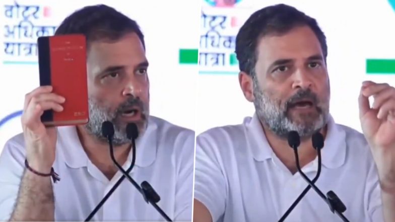 Rahul Gandhi: 'लोकसभा इलेक्शन के बाद चुनाव आयोग ने जादू से महाराष्ट्र में 1 करोड़ नए वोटर पैदा किए, बिहार में राहुल गांधी ने मंच से साधा निशाना; VIDEO