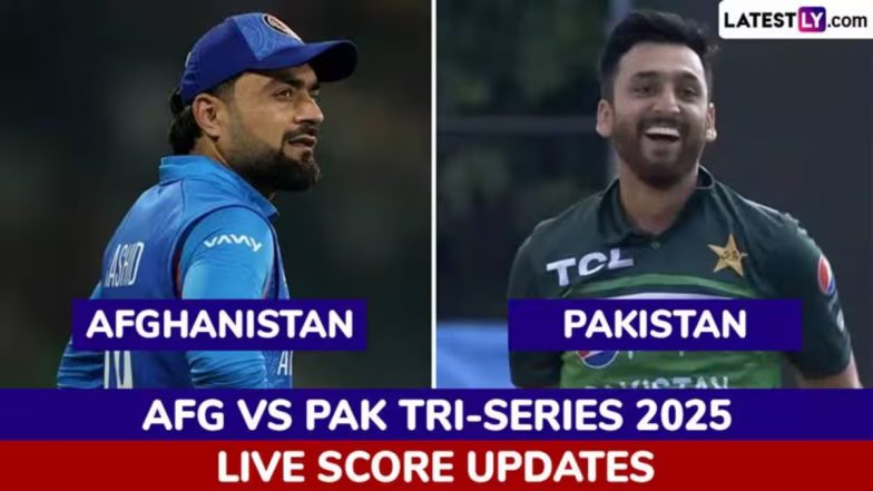 Pakistan vs Afghanistan, 4th Match Tri-Series 2025 Live Toss And Scorecard: चौथे टी20 मुकाबले में अफगानिस्तान के कप्तान राशिद खान ने जीता टॉस, पहले बल्लेबाजी करने का किया फैसला; यहां देखें दोनों टीमों की प्लेइंग इलेवन और लाइव स्कोरकार्ड