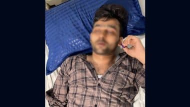 Moradabad Molestation Case: मुरादाबाद में बुर्काधारी महिला से छेड़छाड़ करने वाला आरोपी मुठभेड़ के बाद गिरफ्तार, अस्पताल में मांगी माफी; देखें VIDEO