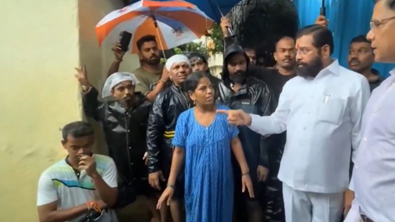 VIDEO: मुंबई में भारी बारिश के बीच डिप्टी सीएम शिंदे ने प्रभावित इलाकों का किया दौरा, बोले; 350 लोगों को सुरक्षित स्थानों पर पहुंचाया गया