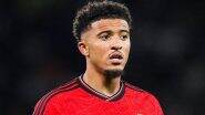 Jadon Sancho Transfer News: AS Roma ने जैडन सांचो को खरीदने के लिए मैनचेस्टर यूनाइटेड को दिया £20 मिलियन का आधिकारिक प्रस्ताव, इंग्लैंड फॉरवर्ड के हरी झंडी का इंतजार