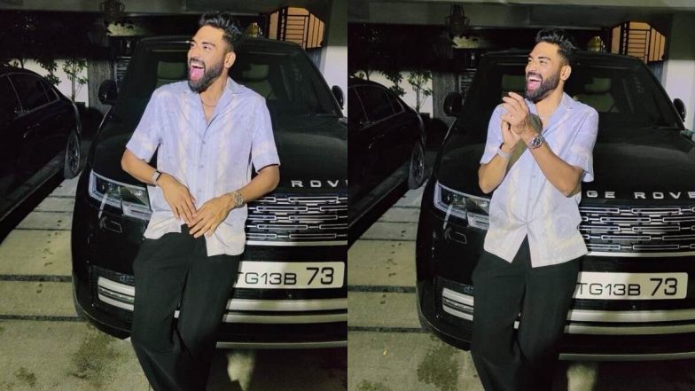 Mohammed Siraj Poses With Range Rover: मोहम्मद सिराज ने अपनी रेंज रोवर कार के साथ दिए पोज, खास &lsquo;73&rsquo; नंबर प्लेट के साथ शेयर की तस्वीरें