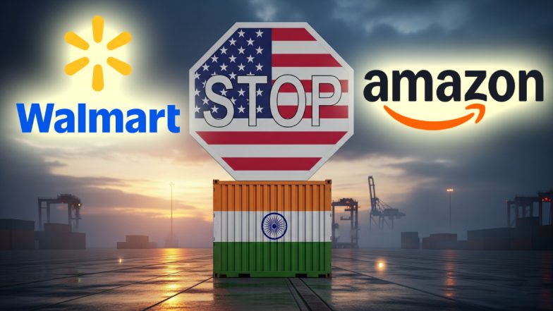 US में भारत से सामान नहीं खरीदेंगे Amazon-Walmart? ट्रंप की टैरिफ के चलते India को हो सकता है 5 अरब डॉलर का नुकसान