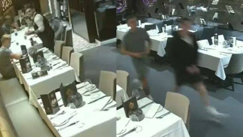 VIDEO में देखें शर्मनाक हरकत! इंग्लैंड के भारतीय रेस्टोरेंट में खाना खाकर भागे युवक, नहीं चुकाया 23000 रुपये का बिल