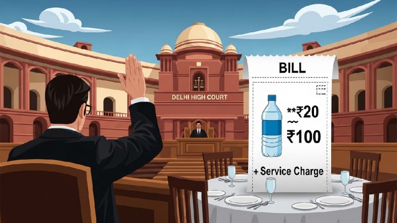 जब पानी की बोतल 20 की जगह 100 रुपये में बेच रहे, तो अलग से सर्विस चार्ज क्यों? रेस्तरां की मनमानी पर HC सख्त