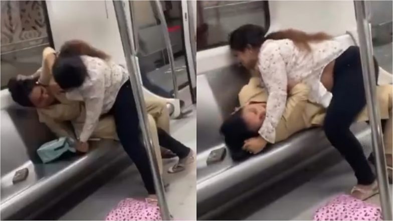 Viral Video: दिल्ली मेट्रो में सीट के लिए दो महिलाओं में जमकर हुई मारपीट, एक-दूसरे के बाल नोंचे