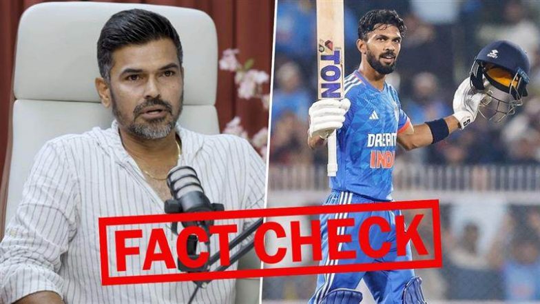 Fact Check: क्या एस. बद्रीनाथ चाहते कि रुतुराज गायकवाड को सौपा जाए ODI वर्ल्ड कप 2027 के लिए टीम इंडिया की कमान? जानिए वायरल दावें की सच्चाई