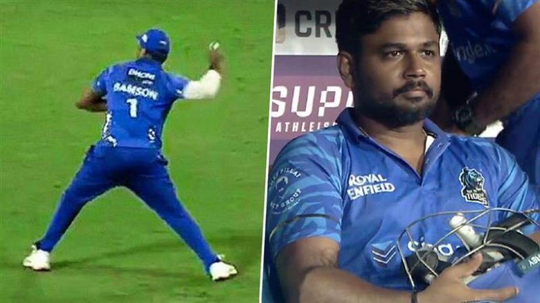 Why is Dhoni Written on Sanju Samson&rsquo;s Jersey: संजू सैमसन की जर्सी पर क्यों लिखा गया &lsquo;धोनी&rsquo;? जानिए क्या है केरल क्रिकेट लीग 2025 से जुड़ा पूरा राज़