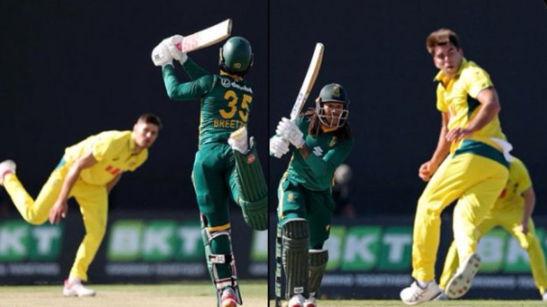 AUS vs SA 2nd ODI 2025 Scorecard: दक्षिण अफ्रीका ने ऑस्ट्रेलिया को दिया 278 रनों का लक्ष्य, मैथ्यू ब्रेट्ज़के और ट्रिस्टन स्टब्स ने खेली उपयोगी पारी, यहां देखें पहली पारी का स्कोरकार्ड
