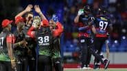 SKN vs ABF, CPL 2025 1st Match Winner Prediction: हाईवोल्टेज मुकाबले में एंटीगुआ और बारबुडा फाल्कन्स को हराकर टूर्नामेंट में जीत के साथ आगाज करना चाहेगी सेंट किट्स एंड नेविस पैट्रियट्स, मैच से पहले जानें कौनसी टीम मार सकती हैं बाजी