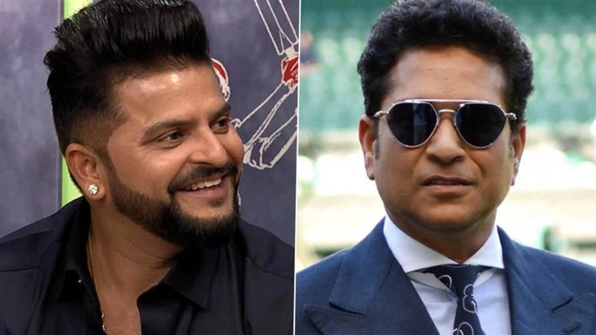 Suresh Raina Mimics Sachin Tendulkar: सुरेश रैना ने मज़ेदार अंदाज़ में की सचिन तेंदुलकर की मिमिक्री, 2005 का दिलचस्प किस्सा किया शेयर, देखें वीडियो