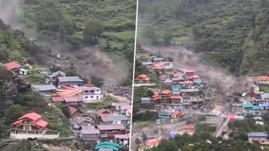 Cloudburst in Uttarkashi: उत्तरकाशी के धराली गांव में बादल फटा, सैलाब में कई घर बहे; रेस्क्यू ऑपरेशन जारी; देखें तबाही का VIDEO