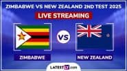 NZ vs ZIM: न्यूजीलैंड ने किया क्लीन स्वीप, टेस्ट सीरीज में जिम्बाब्वे को 2-0 से धोया