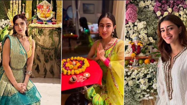 Ganesh Chaturthi 2025: अनन्या पांडे, सारा अली खान, भूमि पेडनेकर ने फैन्स के साथ शेयर कीं उत्सव की झलकियां (View Pics)