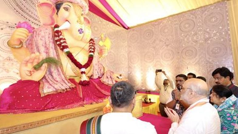 Ganesh Utsav 2025: अमित शाह ने अहमदाबाद में 'वस्त्रापुर महागणपति' महोत्सव में लिया हिस्सा