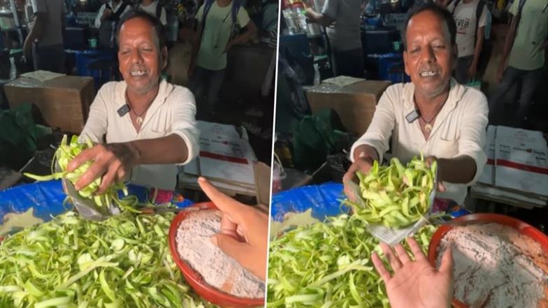 कोलकाता की सड़कों पर खीरे के छिलके बेचता दिखा शख्स, Viral Video देख लोग बोल- &lsquo;नया बिजनेस शुरू&rsquo;