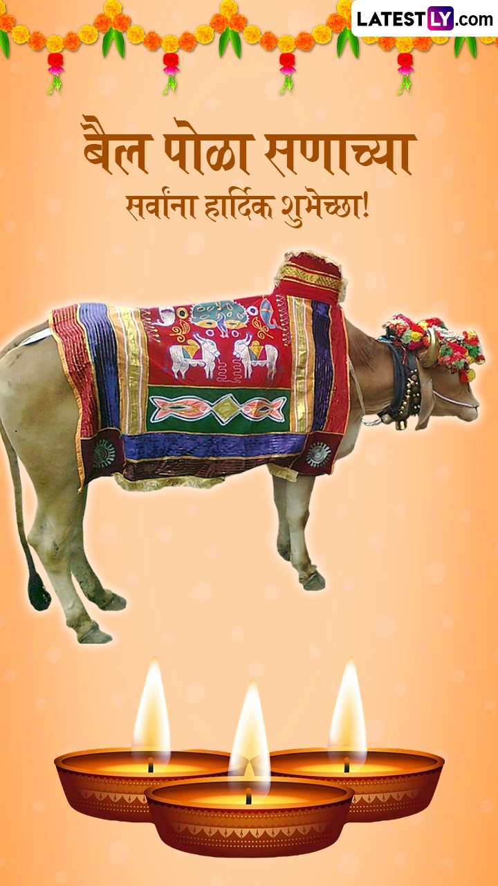 Bail Pola 2025 Wishes in Marathi: बैल पोला पर ये मराठी WhatsApp Messages और Quotes भेजकर दें बधाई