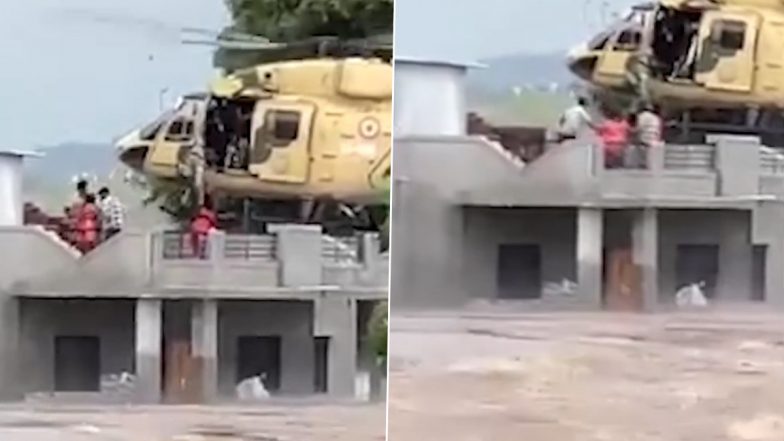 Maharashtra Heavy Rain: महाराष्ट्र में जोरदार बारिश, बीड और अहिल्यानगर में बाढ़ जैसे हालात, हेलिकॉप्टर से किया गया लोगों को रेस्क्यू; VIDEO