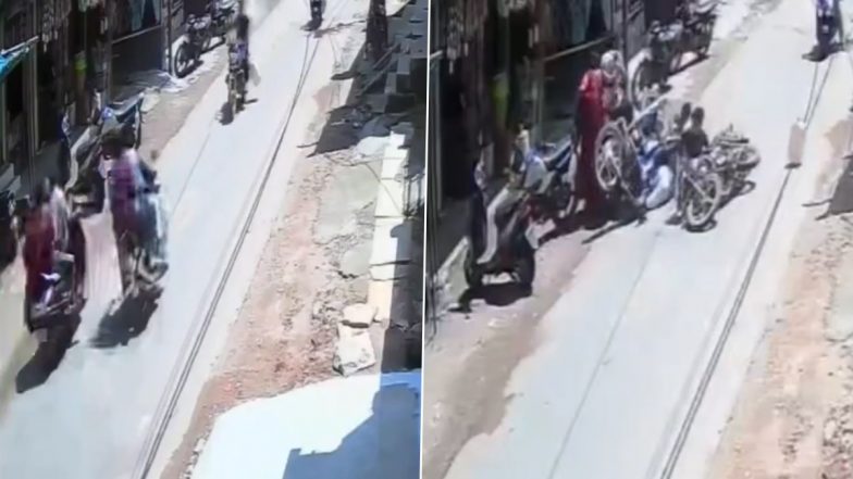 Chhatarpur Road Accident: तेज रफ्तार बाइक सवारों की आमने सामने हुई टक्कर, 2 लोग हुए गंभीर रूप से घायल, छतरपुर का VIDEO आया सामने