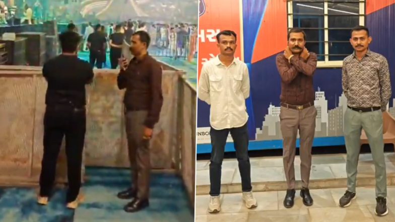 VIDEO: कहीं प्राइवेट जासूस तो नहीं? गरबा पंडाल में  नकली SI बनकर VIP एंट्री लेता था शख्स, Surat Police ने किया गिरफ्तार