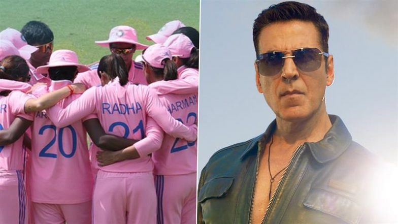Akshay Kumar Supports Indian Women's Cricket Team: विश्व कप 2025 के लिए बॉलीवुड सुपरस्टार अक्षय कुमार ने भारतीय महिला क्रिकेट टीम का किया समर्थन