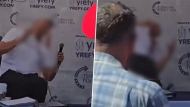 Charlie Kirk Shot Dead: एफबीआई प्रमुख काश पटेल ने कहा  चार्ली किर्क के शूटर की तलाश जारी, ट्रंप ने करीबी दोस्त निधन पर शोक जताया