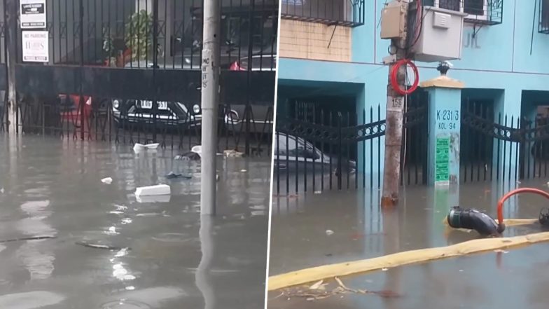 Kolkata Rain: कोलकाता में भारी बारिश के कारण जन जीवन ठप्प, सड़कों पर हुआ जलभराव, कई इलाकों में भरा पानी; VIDEO