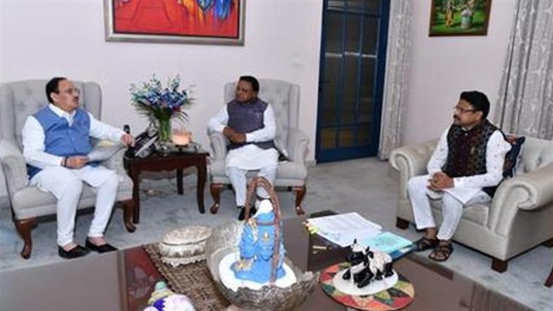 CM Mohan Charan Majhi met JP Nadda: ओडिशा के मुख्यमंत्री मोहन चरण माझी ने भाजपा अध्यक्ष जेपी नड्डा से की मुलाकात