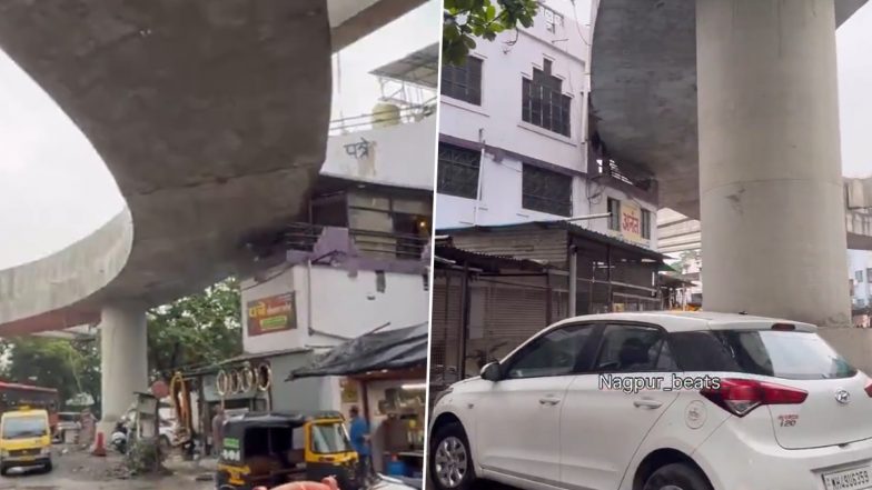 VIDEO: कमाल है! नागपुर में बालकनी से निकाला फ्लाईओवर, घर मालिक को नहीं था एतराज, सोशल मीडिया पर वीडियो वायरल होने के बाद अब उठे सवाल
