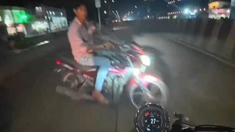 Viral Video हार्ले डेविडसन राइडर ने Vlog में स्पेयर पार्ट्स की कमी की शिकायत करते हुए दूसरी बाइक को मारी टक्कर; वीडियो पर लोगों की तीखी प्रतिक्रिया