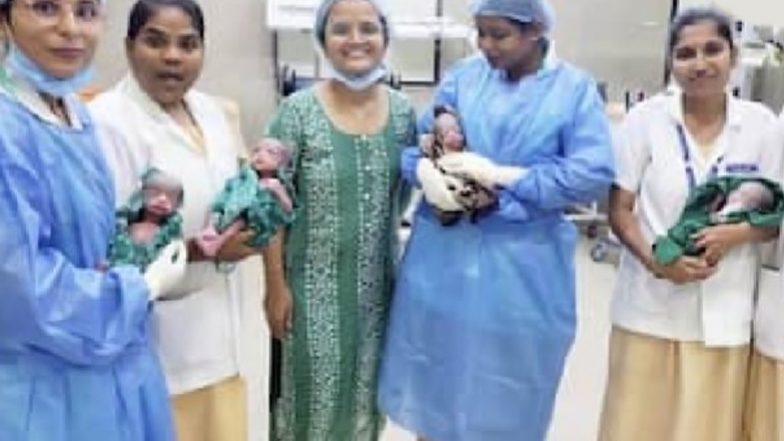 Satara: महिला ने हॉस्पिटल में दिया 4 बच्चों को एकसाथ जन्म, सातारा में डिलीवरी करनेवाले डॉक्टर और परिजन भी हुए हैरान, बच्चे और मां स्वस्थ