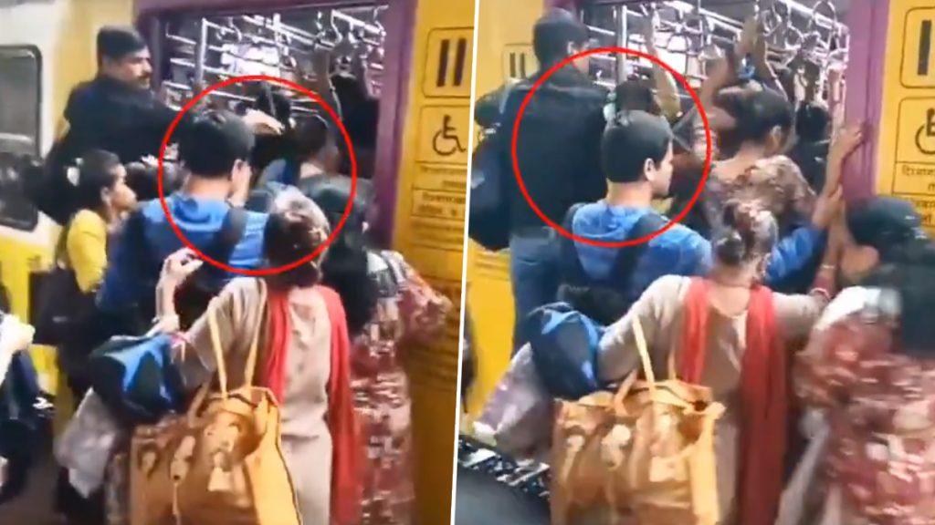 लोकल ट्रेन के रिजर्व्ड कोच में भी चढ़ने लगे सामान्य यात्री. दिव्यांग को अंदर घुसने में भी हुई परेशानी.