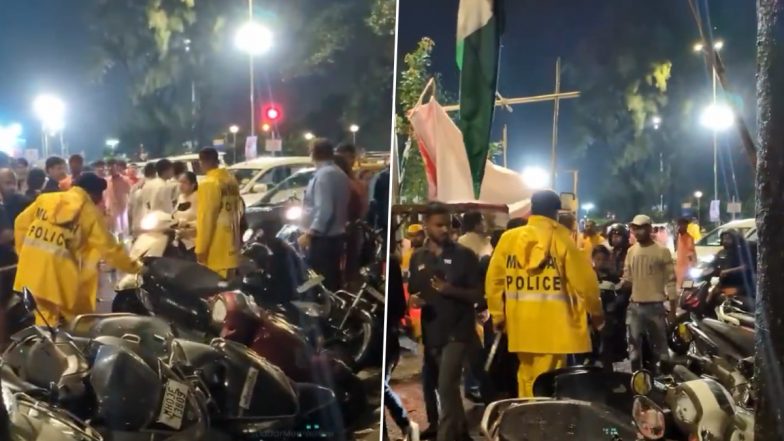 Mumbai: पुलिस कर्मी ने कई दुपहियां वाहनों को एक एक कर गिराया, मुंबई के गिरगांव चौपाटी की घटना से लोगों का सोशल मीडिया पर फूटा गुस्सा; VIDEO