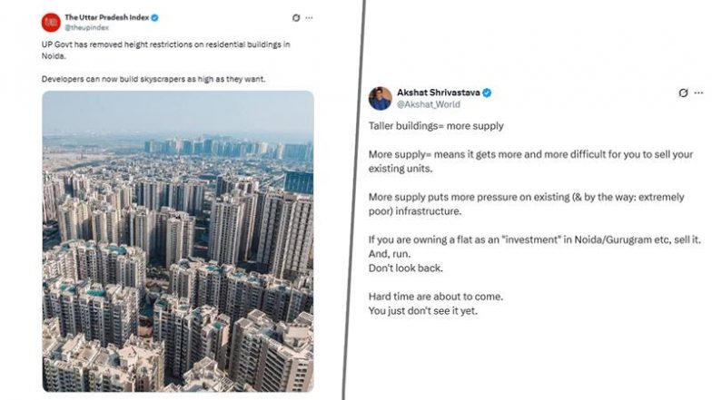 'Noida में फ्लैट खरीदा है, तो तुरंत Sell करके निकल लो': फाइनेंस एजुकेटर Akshat Srivastav क्यों फैला रहे ऐसी दहशत?