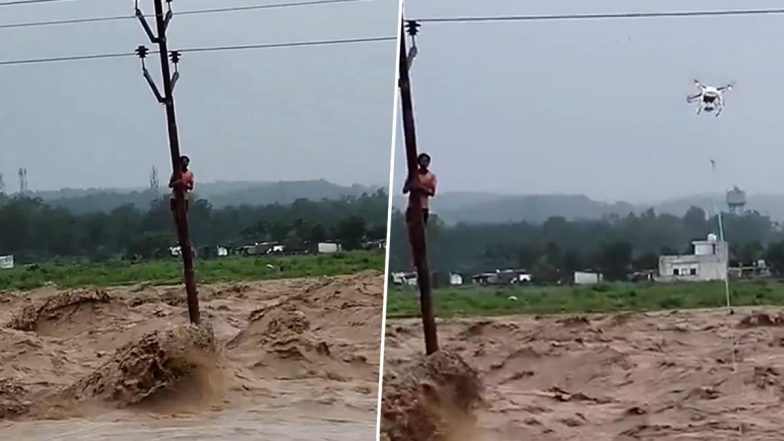 Uttarakhand Rain: उत्तराखंड में बारिश ने मचाई तबाही! जान बचाने के लिए युवक कई घंटे तक इलेक्ट्रिक के पोल पर चढ़ा रहा, देहरादून का VIDEO आया सामने
