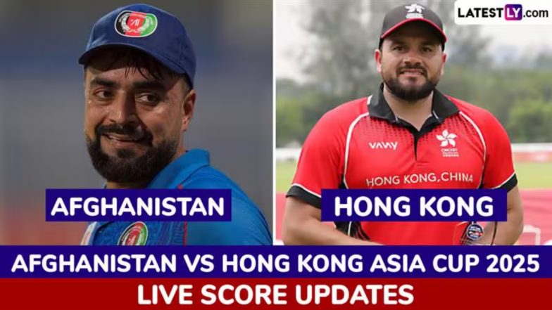 AFG vs HK Asia Cup 2025 Live Toss & Scorecard: अफ़ग़ानिस्तान ने टॉस जीतकर किया बल्लेबाजी का फैसला, हांगकांग करेगी पहले गेंदबाजी, यहां देखें प्लेइंग इलेवन और लाइव स्कोरकार्ड