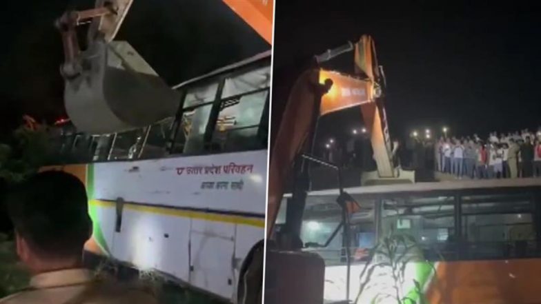 लखनऊ में बड़ा हादसा; रोडवेज बस पलटने से पांच की मौत, कई यात्री हुए घायल