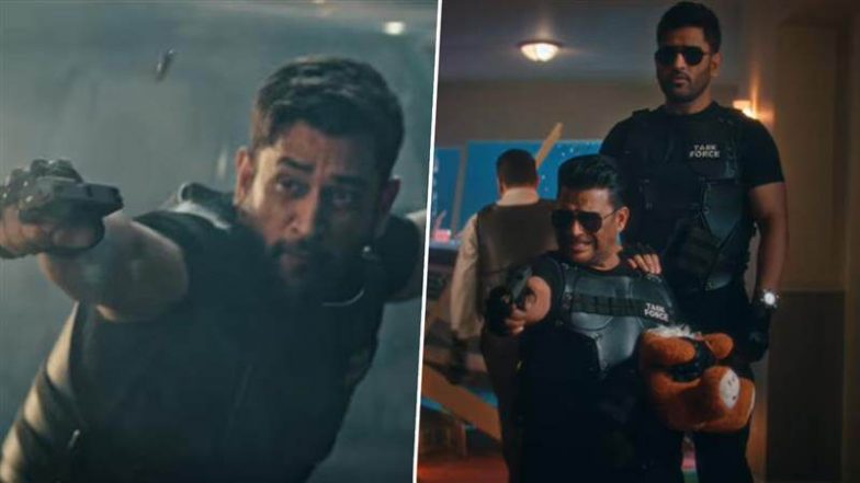 MS Dhoni Debut On Big Screen? एमएस धोनी की बड़ी स्क्रीन पर एंट्री? आर. माधवन संग वासन बाला की फिल्म 'द चेज़' के टीज़र में दिखे कैप्टेन कूल, मचा हलचल
