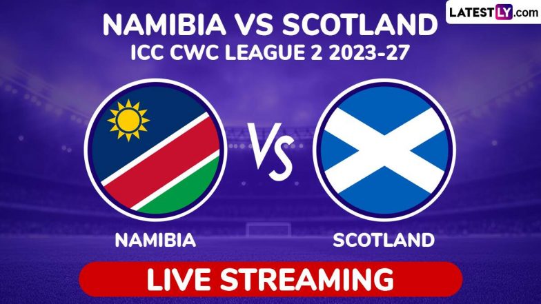 NAM vs SCO ICC CWC League 2 2023-27 Live Streaming: आईसीसी मेंस क्रिकेट विश्व कप लीग दो में नामीबिया बनाम स्कॉटलैंड होगा रोमांचक मुकाबला, जानिए कब, कहां और कैसे देखें लाइव प्रसारण