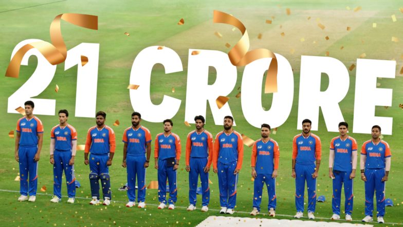 PAK को हराने वाली भारतीय टीम और सपोर्ट स्टाफ को मिलेगा 21 करोड़ रुपये का इनाम, BCCI ने किया बड़ा ऐलान