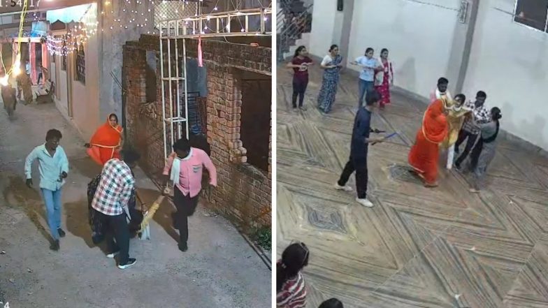 VIDEO: फिल्मी स्टाइल में अपहरण! गरबा प्रैक्टिस से बेटी को किया किडनैप, पिस्टल की नोक पर उठा ले गए घरवाले
