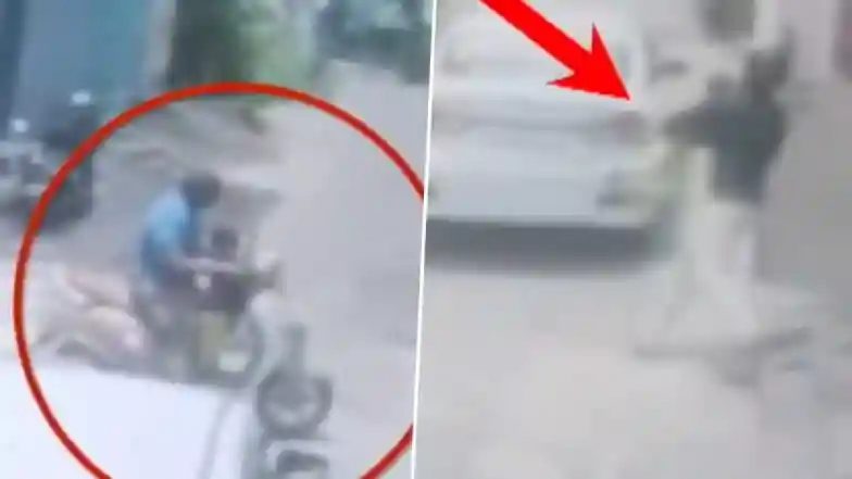 अपहरण का VIDEO: घर के बाहर से 3 साल के बच्चे को उठा ले गए बदमाश, पिता की आंखों में फेंका मिर्ची पाउडर