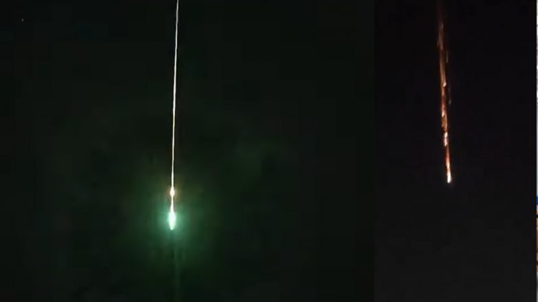 Viral Video: नोएडा के आसमान में आधी रात को दिखा 'आग का गोला', वीडियो में देखें  चमकते उल्कापिंड का नजारा