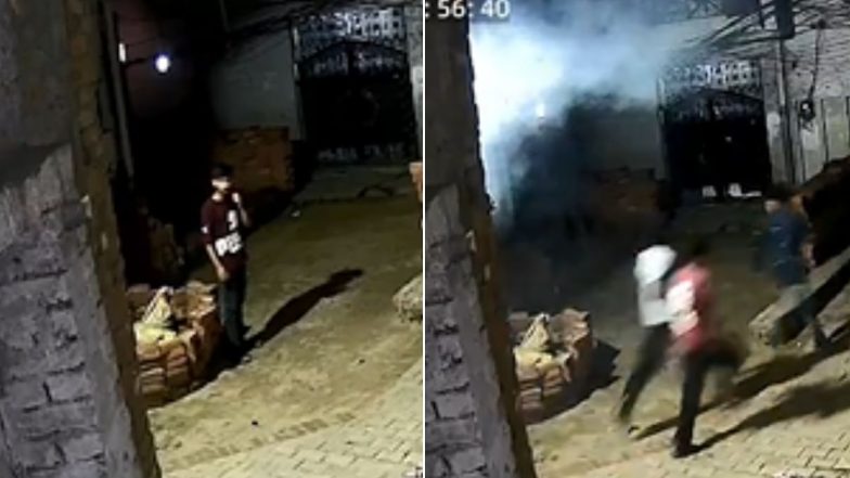 Prayagraj Shocker: प्रयागराज के दरियाबाद में युवक ने फेंका देसी बम, धमाके से इलाके में मची अफरा-तफरी; CCTV में कैद हुई पूरी घटना